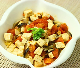 番茄香菇炖豆腐  宝宝餐单的做法