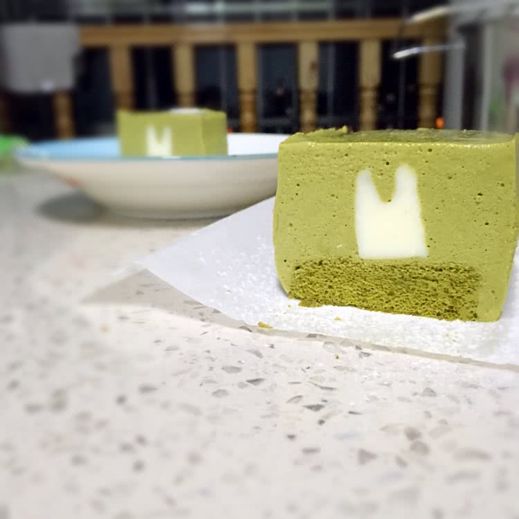 奶兔兔抹茶慕斯