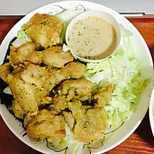 日式炸鸡块定食 | 懒人简餐