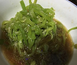 凉拌莴笋丝（糖醋味）的做法