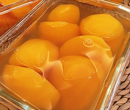 营养安全的～自制黄冰糖黄桃罐头的做法