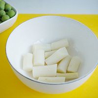 #我为奥运出食力#健脾清热，原味山药莲子麻薯的做法图解5