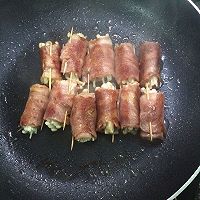 香煎培根金针菇的做法图解4