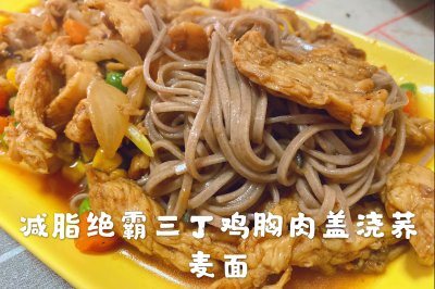 绝霸三丁鸡胸肉荞麦面