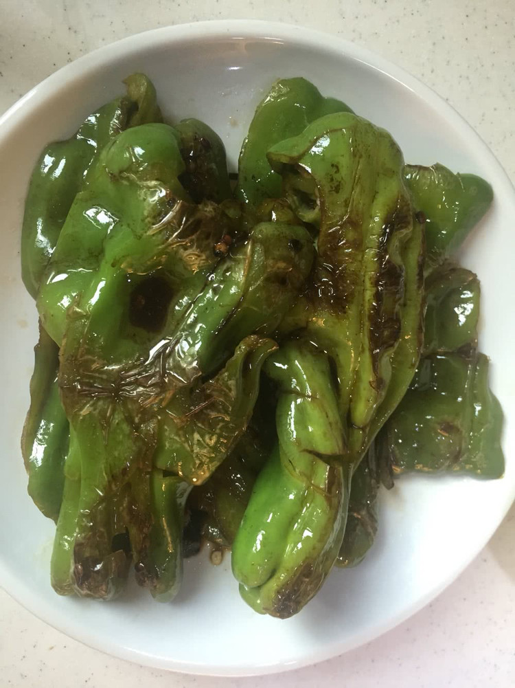 糖醋虎皮青椒的做法