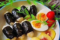 #合理膳食 营养健康进家庭#肉松海苔杂粮小饭团的做法