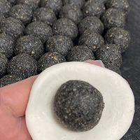 手工黑芝麻花生汤圆的做法图解8