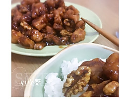 鸡丁核桃仁的做法