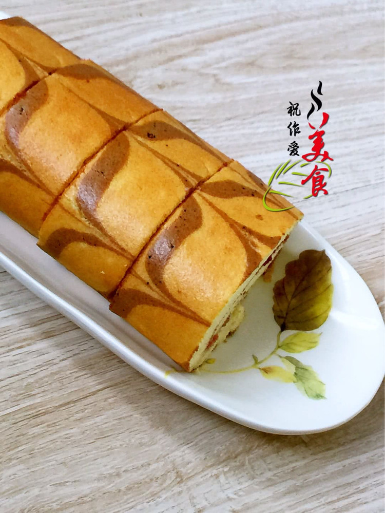 酸奶千叶文戚风蛋糕卷的做法