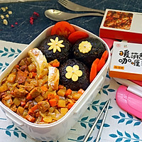 童趣咖喱鸡肉饭盒#安记咖喱慢享菜#的做法图解30