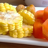 [素汤]玉米胡萝卜汤的做法图解1
