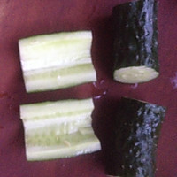 香辣黄瓜皮的做法图解2