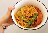 豆角焖面的做法