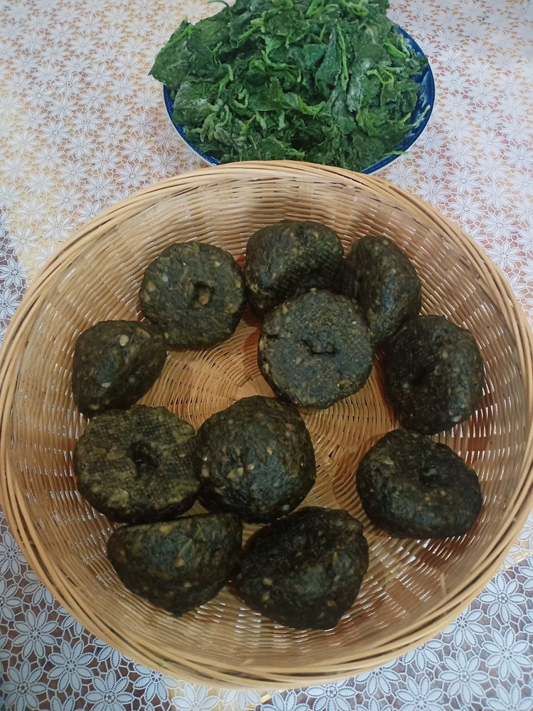 窝窝头，菜窝窝，青菜窝窝，红薯叶子的做法