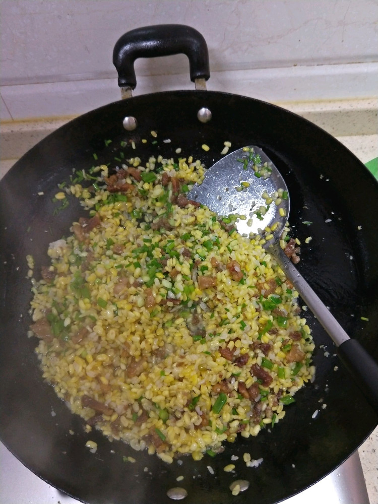 绿豆糯米饭的做法