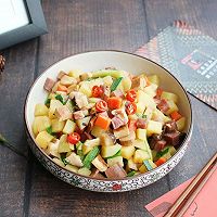 好吃易做懒人菜【腊味小炒】#餐桌上的春日限定#的做法图解6