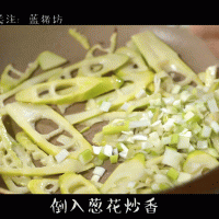 橄榄菜春笋炒饭的做法图解3
