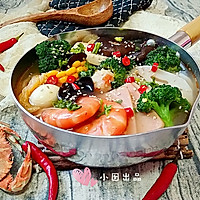 骨汤海鲜冒菜#冬天就要吃火锅#的做法图解8