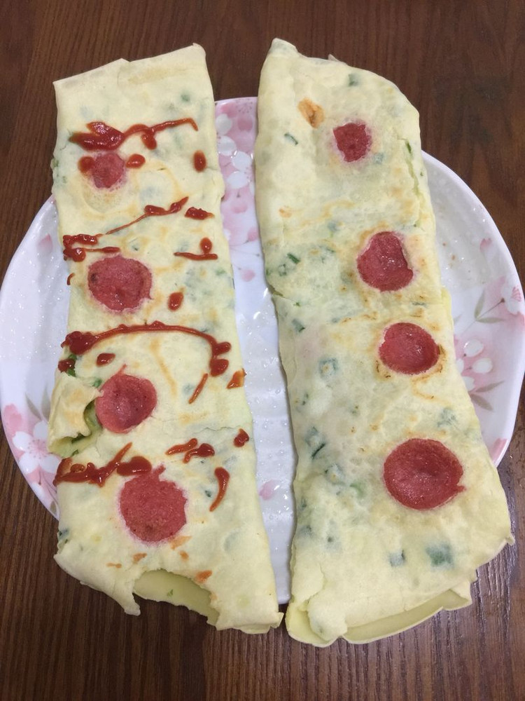摊面饼的做法