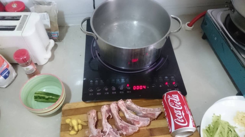 可乐排骨的做法图解2