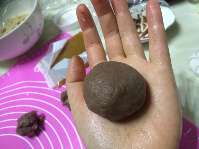巧克力流心冰皮月饼的做法图解19