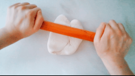 11M+口蘑面片汤(附菱形面片做法):宝宝辅食营养食谱菜谱的做法图解5