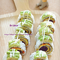 彩虹反转寿司Rainbow Sushi--- 扑面而来的春天的做法图解6