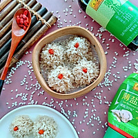 #李锦记X豆果 夏日轻食美味榜#珍珠莲藕肉丸的做法图解7