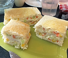 素食三文治的做法