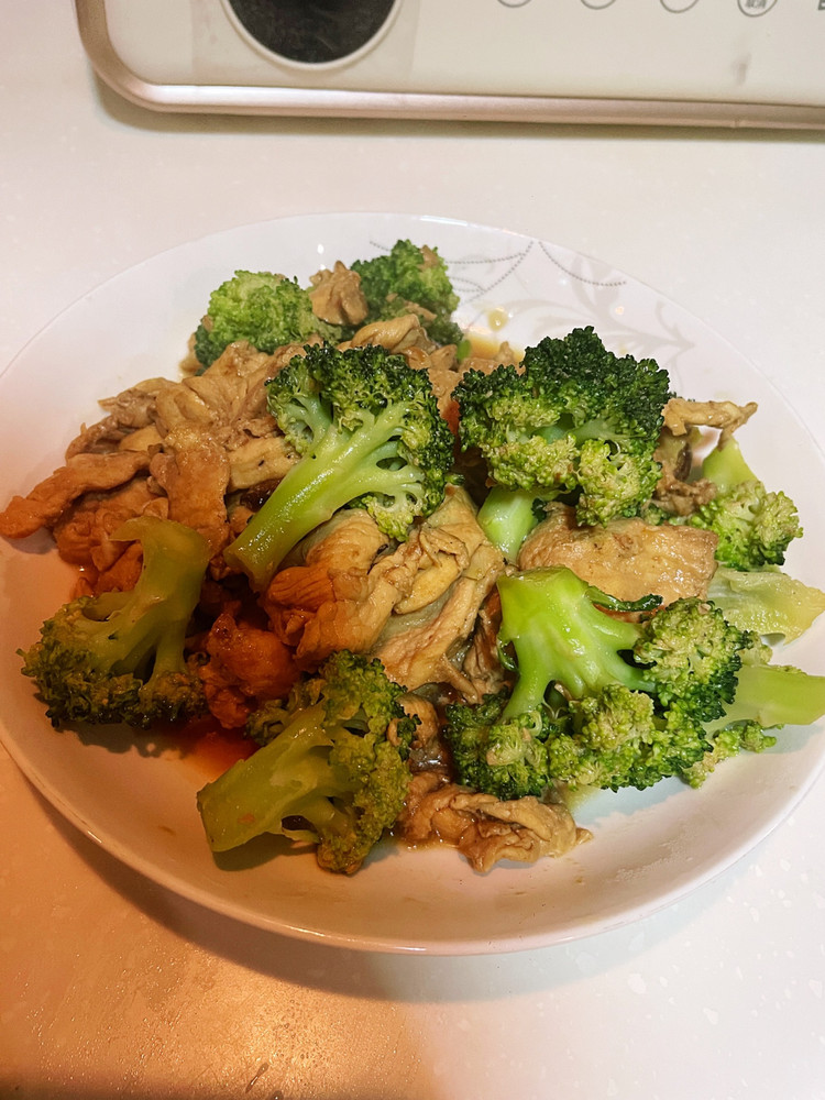 低脂｜西兰花鸡胸肉的做法