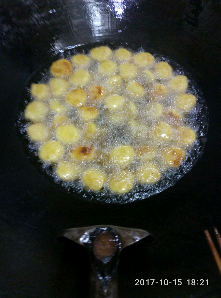 番薯米果的做法