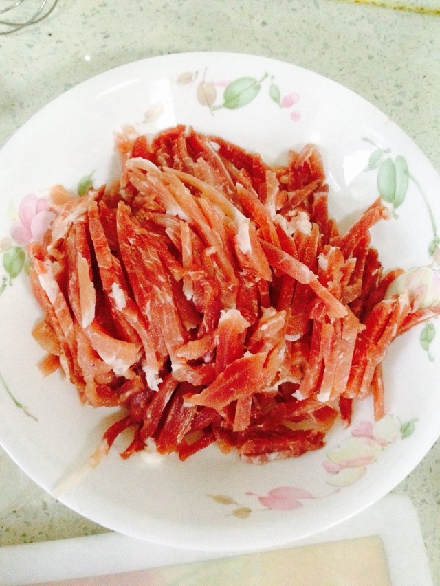 京酱肉丝的做法图解1