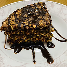 #美食视频挑战赛#巧克力燕麦饼