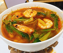 泰式鲜虾汤的做法