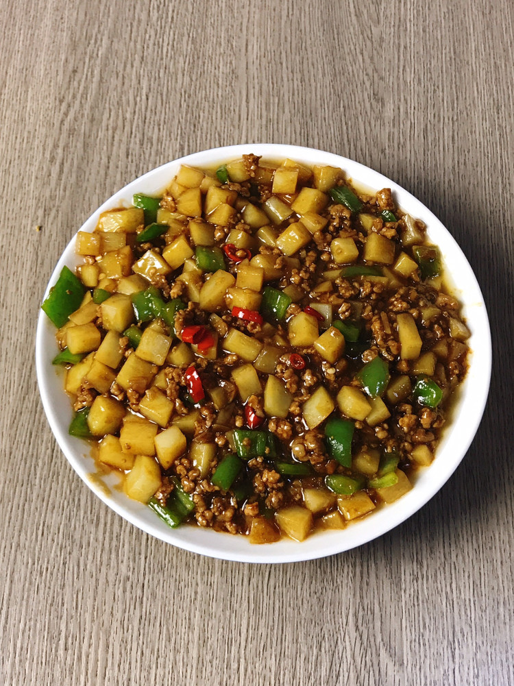 肉末土豆丁新吃法！超级下饭菜的做法