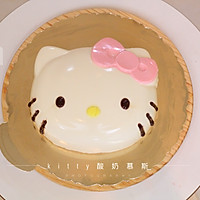 Hello Kitty酸奶奶酪慕斯蛋糕的做法图解32