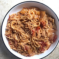 番茄肉酱面的做法图解8
