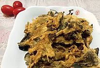 炸平菇的做法