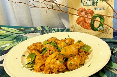 柠檬叶焖鸡腿，清新开胃～
