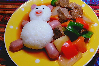 红烩牛肉饭