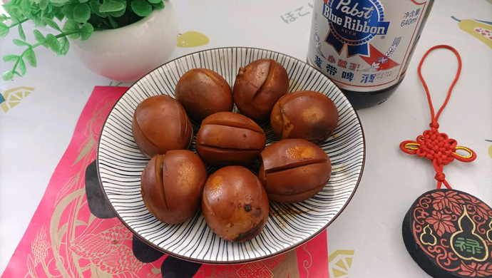啤酒五香卤鸡蛋