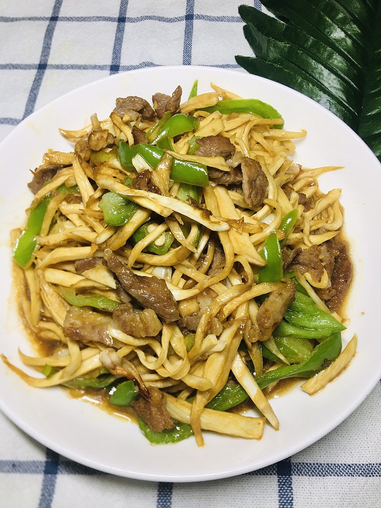 茭白炒肉丝的做法