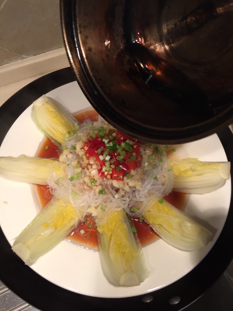蒜蓉粉丝娃娃菜的做法图解5