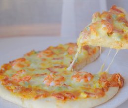 9寸•虾仁至尊海陆披萨的做法