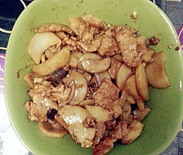 肉炒杏鲍菇的做法