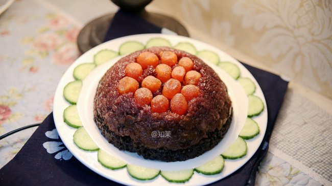 高颜值双色团圆【八宝饭】的做法