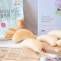 芝士火腿玉米月亮小面包的做法图解15