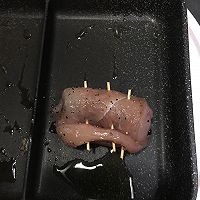 鸡胸肉蔓越莓卷的做法图解4
