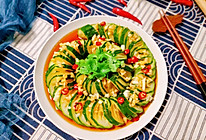#夏日开胃餐#盘龙黄瓜，酸辣脆爽的做法