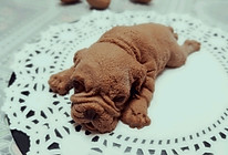 网红沙皮狗慕斯-抖音同款3D立体脏脏狗的做法
